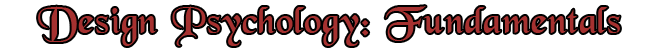 Design Psychology: Fundamentals